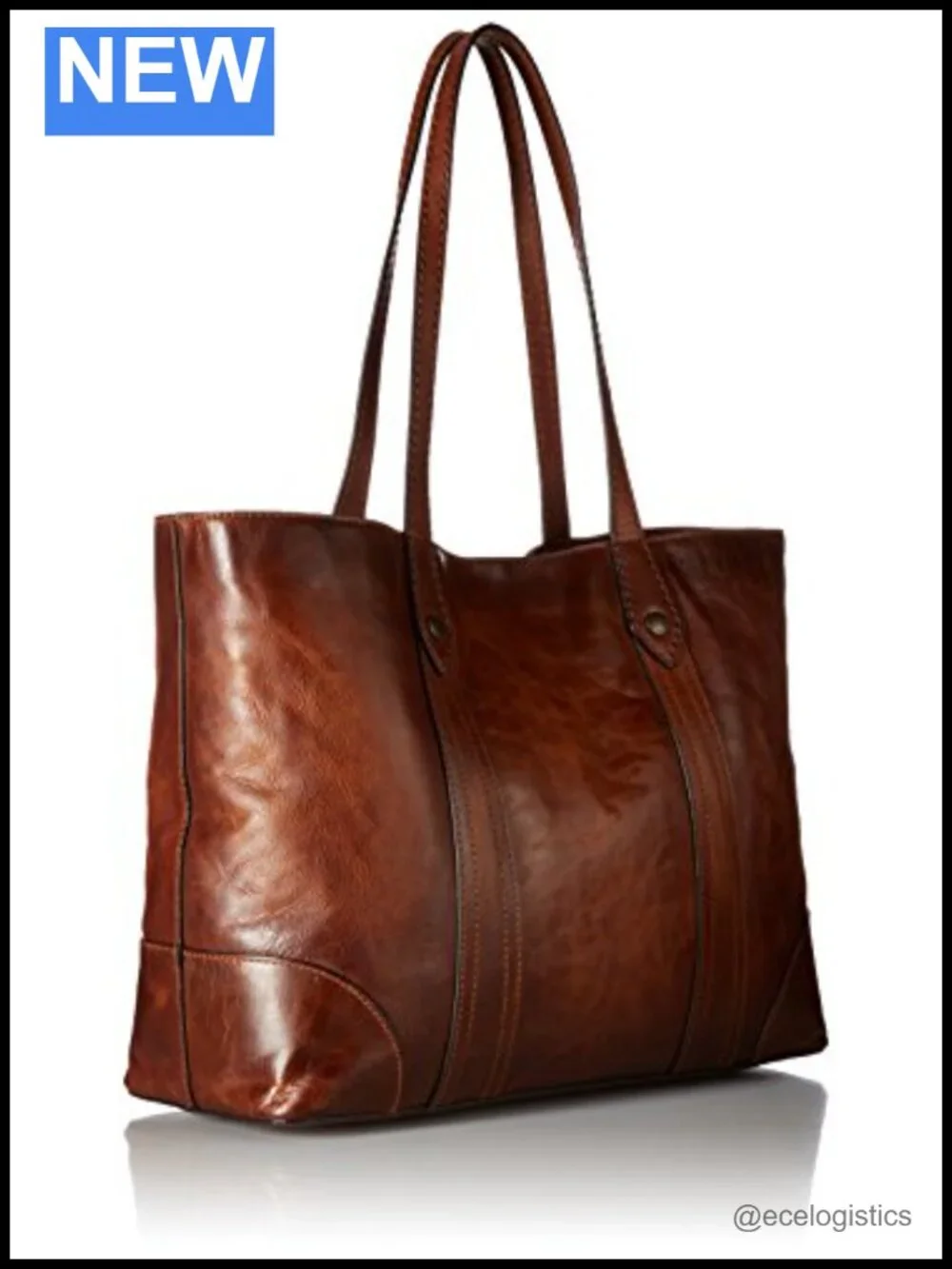 Frye Leather Melissa Shopper Tote Bag Stylist Large Handbag Adjustable Strap